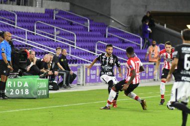 Korintliler, 10 Ocak 2018 'de Orlando City Stadyumu' nda düzenlenen Florida Kupası 'nda PSV Eindhoven' a karşı.