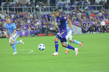 Orlando City 26 Temmuz 2018 'de Florida Exploria Stadyumu' nda NYC FC 'ye ev sahipliği yaptı. Fotoğraf: Marty Jean-Louis