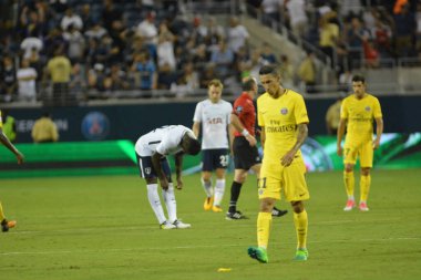 Paris Saint-Germain, Tottenham Hotspur 'a karşı 22 Temmuz 2017' de Orlando Florida 'daki Citrus Bowl' da.   