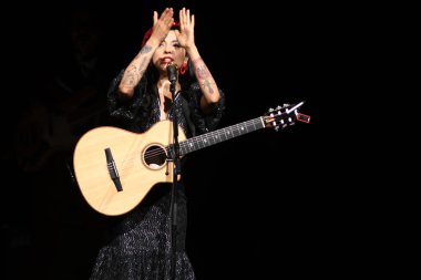 Juanes 'in Orlando Florida' daki Amway Center 'daki konserinde. 20, 2018.