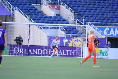Orlando Pride sunucusu Houston Dash 23 Haziran 2016 'da Orlando Florida' daki Dünya Kampı Stadyumu 'nda..