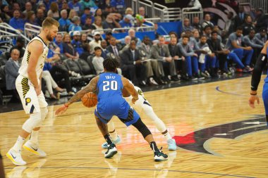 Orlando Magic 10 Kasım 2019 'da Indiana Pacers' ı Amway Center 'da ağırlıyor. Fotoğraf: Marty Jean-Louis