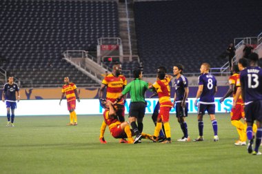 Orlando City SC, 29 Haziran 2016 'da Orlando Florida' daki Kamp Dünyası Stadyumu 'nda Fort Lauderdale Strikers' a ev sahipliği yaptı..