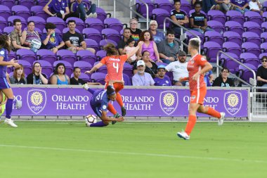 Orlando Pride 28 Haziran 2018 'de Orlando City Stadyumu' nda Houston Dash 'e ev sahipliği yaptı..  