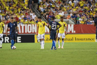 ABD Kolombiya 'ya karşı Raymond James Stadyumu' nda 11 Ekim 2018 'de.  