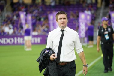 Orlando City 21 Temmuz 2019 tarihinde Florida, Orlando 'da Exploria Stadyumu' nda New York Red Bulls 'a ev sahipliği yaptı..