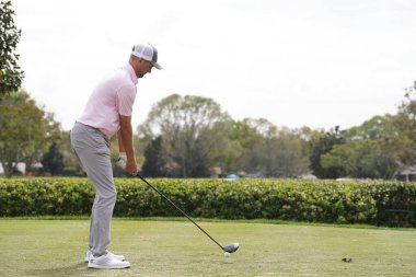 8 Mart 2020 'de Orlando Florida' daki Bay Hill Kulübü 'nde Arnold Palmer Davetiye Turu sırasında.  