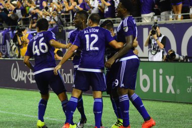 Orlando City, 24 Ağustos 2016 'da Orlando Florida' daki Kamp Dünyası Stadyumunda Toronto FC 'ye ev sahipliği yaptı..