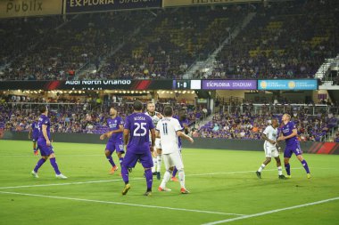Orlando City, 3 Temmuz 2019 Çarşamba günü Orlando Florida 'daki Exploria Stadyumu' nda Philadelphia Union 'a ev sahipliği yaptı.. 