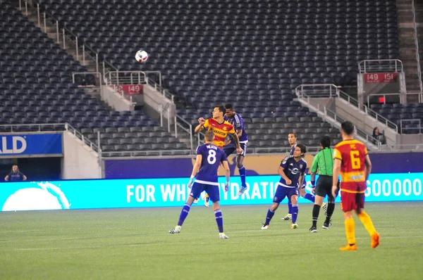 Orlando City Gastheer Van Het Fort Lauderdale Strikers Camping World — Stockfoto