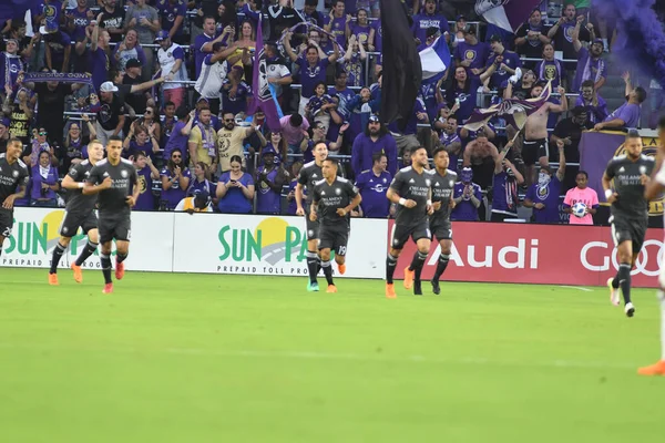 Orlando City Ospita Terremoti San Jose All Exploria Stadium Aprile — Foto Stock