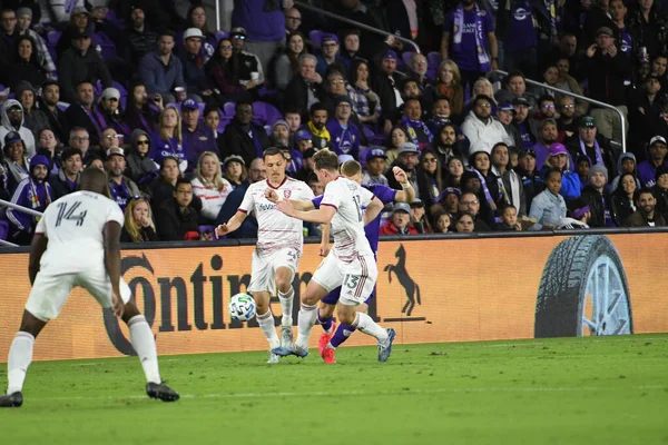 Orlando City Hospeda Real Salt Lake Estádio Exploria Sábado Fevereiro — Fotografia de Stock