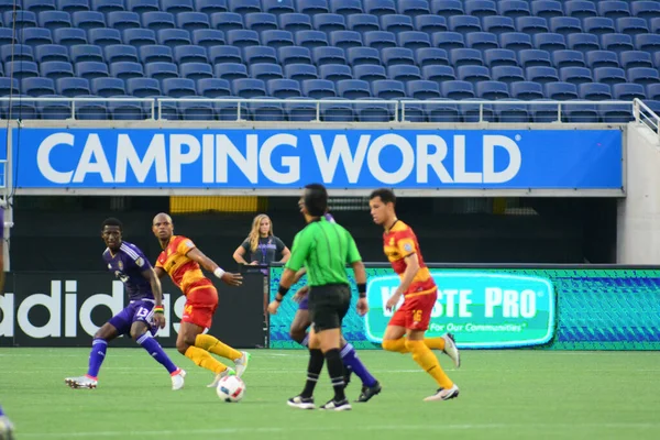 Orlando City SC, 29 Haziran 2016 'da Orlando Florida' daki Kamp Dünyası Stadyumu 'nda Fort Lauderdale Strikers' a ev sahipliği yaptı..