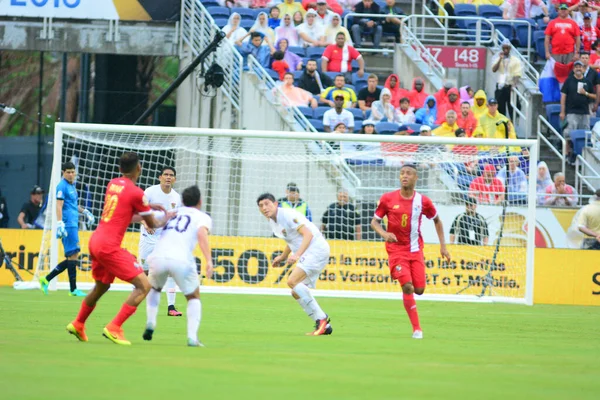 볼리비아 올랜도 플로리다 스타디움에서 아메리카센 테나리오 경기에서 파나마와 — 스톡 사진