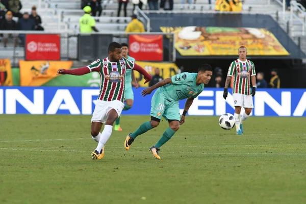 Fluminense Barcelona Florida Cup Spectrum Stadium Den Januari 2018 Orlando — Stockfoto