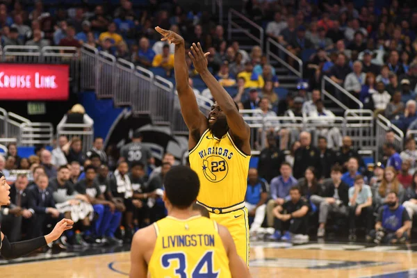 Orlando Magic Gastheer Van Golden State Warriors Het Amway Center — Stockfoto