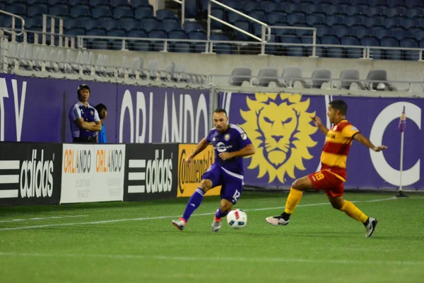 Orlando City Hospeda Fort Lauderdale Strikers Estádio Mundial Camping Orlando — Fotografia de Stock