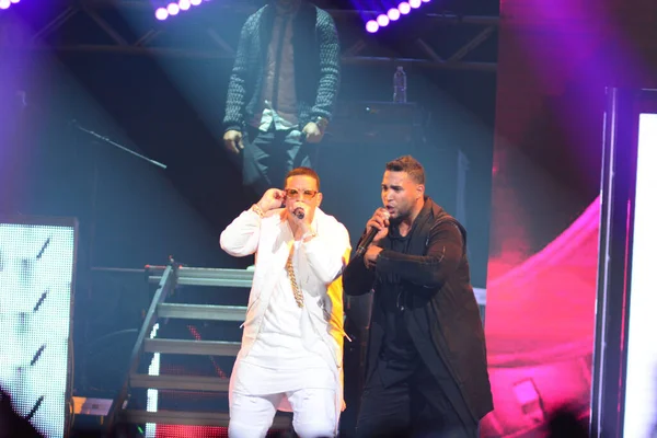 Daddy Yankee Don Omar Concert Amway Center Orlando Floride Août — Photo