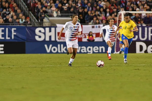 Shebelieves Cup Final Usa Brazil Raymond James Stadium Tampa Florida — 스톡 사진