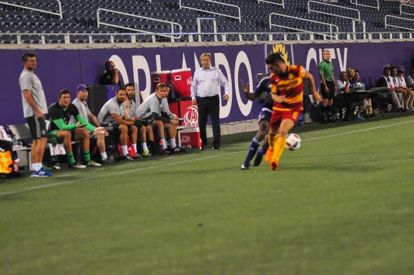 Orlando City Ospita Fort Lauderdale Strikers Camping World Stadium Orlando — Foto Stock