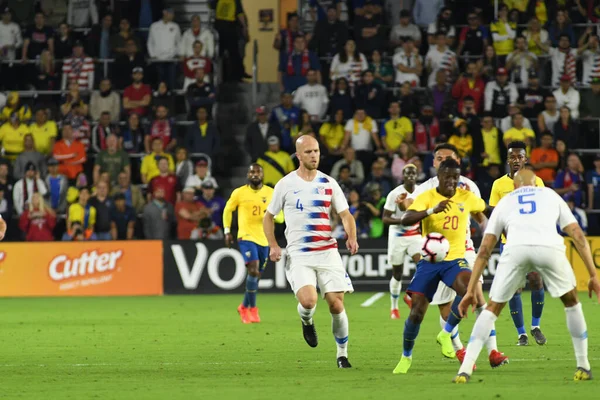 Men National Team Host Ecuador National Team Orlando City Stadium — Stock Photo, Image