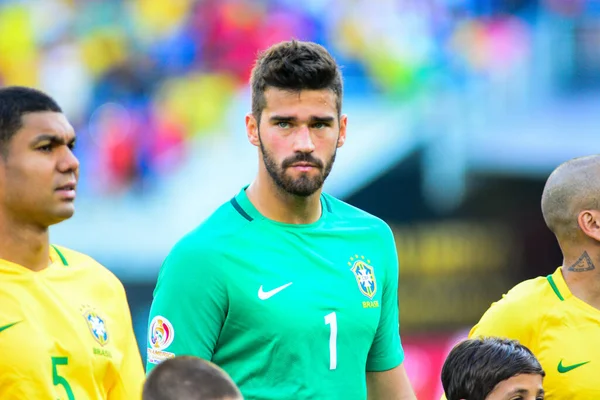 Brezilya, 8 Haziran 2016 tarihinde Orlando Florida 'daki Copa America Centenario' da Haiti ile karşılaştı..  