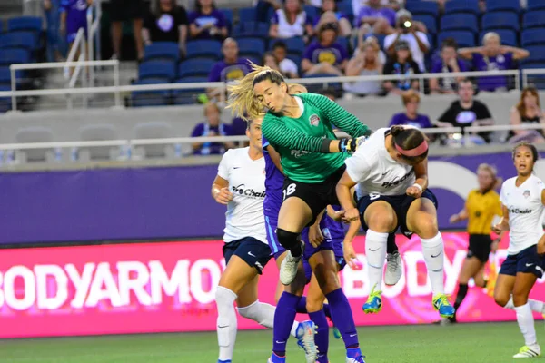 Orlando Pride Φιλοξενεί Washington Spirit Στο Camping World Stadium Στο — Φωτογραφία Αρχείου