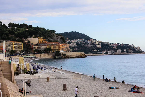 Hermosa Ciudad Niza Sur Francia Mayo 2014 — Foto de Stock