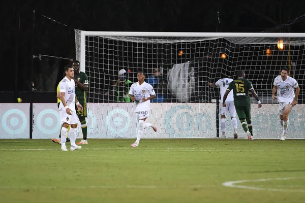 Galaxy Enfrentará Portland Timbers Durante Torneo Mls Back Espn Wild — Foto de Stock