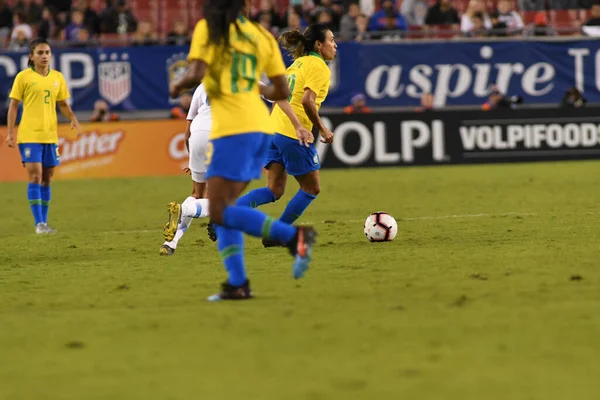 Shebelieves Cup Final Med Usa Mot Brasilien Raymond James Stadium — Stockfoto