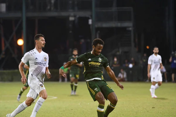 Galaxy Enfrentará Portland Timbers Durante Torneo Mls Back Espn Wild — Foto de Stock