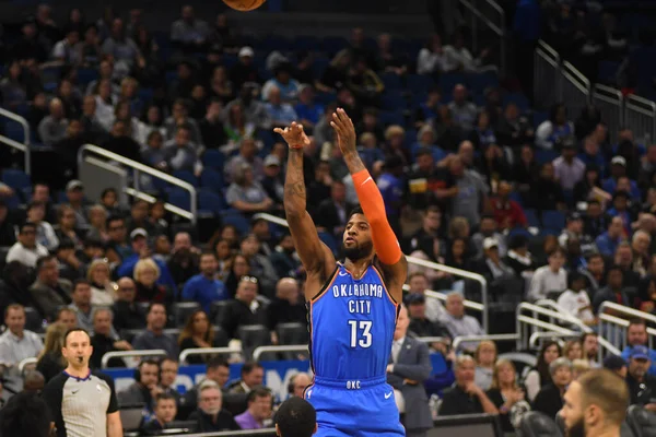 Orlando Magic Hostí Oklahomacity Thunder Amway Center Orlandu Floridě Ledna — Stock fotografie