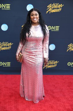 24 Mart 2018 Cumartesi günü Las Vegas 'taki Orleans Resort' ta düzenlenen 33. Yıldız Ödülleri Kırmızı Halı sırasında ünlüler.