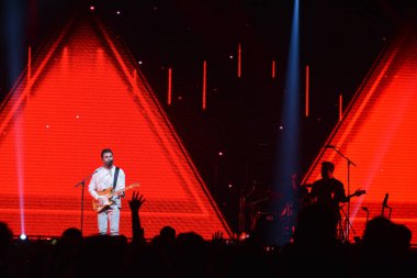 Juanes 'in Orlando Florida' daki Amway Center 'daki konserinde. 20, 2018