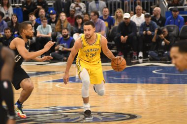 Orlando Magic, 28 Şubat 2019 Perşembe günü Orlando Florida 'daki Amway Center' da Golden State Warriors 'a ev sahipliği yaptı.. 