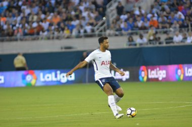 Paris Saint-Germain, Tottenham Hotspur 'a karşı 22 Temmuz 2017' de Orlando Florida 'daki Citrus Bowl' da.  