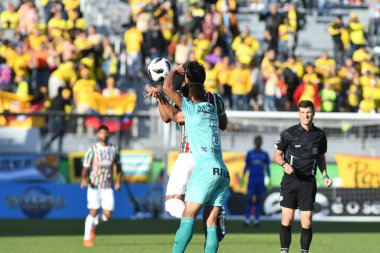 Fluminense, Florida Kupası 'nda 15 Ocak 2018' de Orlando Florida 'da oynanan Spektrum Stadyumu' nda Barcelona SC 'ye karşı..  