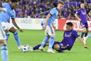 Orlando City 26 Temmuz 2018 'de Florida Exploria Stadyumu' nda NYC FC 'ye ev sahipliği yaptı. Fotoğraf: Marty Jean-Louis