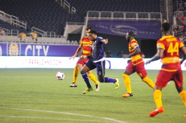 Orlando City SC, 29 Haziran 2016 'da Orlando Florida' daki Kamp Dünyası Stadyumu 'nda Fort Lauderdale Strikers' a ev sahipliği yaptı..