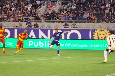 Orlando City SC, 29 Haziran 2016 'da Orlando Florida' daki Kamp Dünyası Stadyumu 'nda Fort Lauderdale Strikers' a ev sahipliği yaptı..