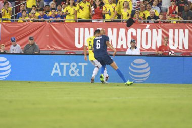 ABD Kolombiya 'ya karşı Raymond James Stadyumu' nda 11 Ekim 2018 'de.  