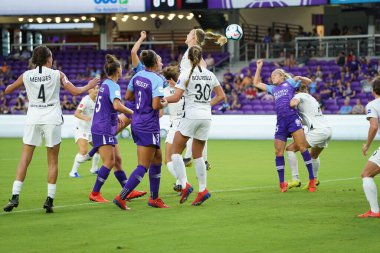Foto Prides, 11 Mayıs 2019 Cumartesi günü Orlando City Stadyumu 'nda Portland Thorns FC' ye ev sahipliği yapıyor..