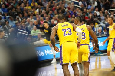 Orlando Magic 11 Aralık 2019 Çarşamba günü Orlando Forida 'daki Amway Center' da Los Angeles Lakers 'a ev sahipliği yaptı..  