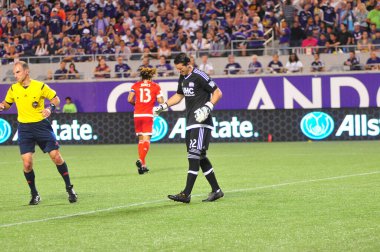 Orlando City SC, 8 Mayıs 2015 'te Florida' daki Kamp Dünyası Stadyumu 'nda Los Angeles Galaksisi' ne ev sahipliği yaptı.. 