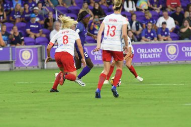 Orland Pride, 25 Ağustos 2018 'de Orlando Florida' daki Exploria Stadyumu 'nda Chicago Red Stars' a ev sahipliği yapıyor..  
