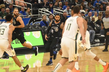 Orlando Magic, 19 Ocak 2019 Cumartesi günü Orlando Florida 'daki Amway Arena' da Milwaukee Doları 'na ev sahipliği yapıyor..