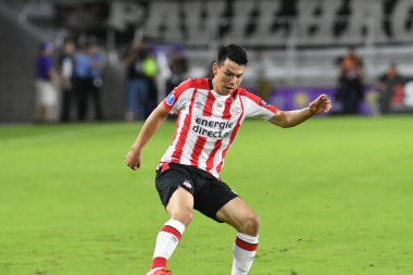 Korintliler, 10 Ocak 2018 'de Orlando City Stadyumu' nda düzenlenen Florida Kupası 'nda PSV Eindhoven' a karşı..  