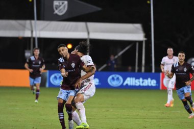 Real Salt Lake, 12 Temmuz 2020 'de Orlando Florida' da düzenlenen MLS Sırt Turnuvası sırasında Colorado Rapids ile karşı karşıya.