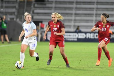 ABD, 7 Mart 2018 tarihinde Orlando City Stadyumu 'ndaki SheBelives Kupası' nda İngiltere ile karşı karşıya geldi.. 