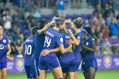 Orlando Pride 12 Ağustos 2017 'de Orlando City Stadyumu' nda New Jersey Sky Blue FC 'ye ev sahipliği yapmaktadır..  